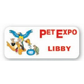 Rectangle, Full Color badge w/Personalization - 1.5x3.5" - Group 3